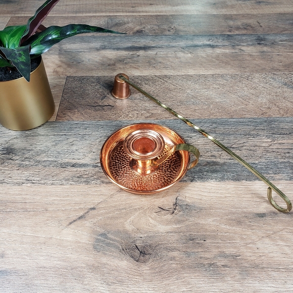 Coppercraft Guild Other - Coppercraft Guild Copper Candle Holder + Snuffer